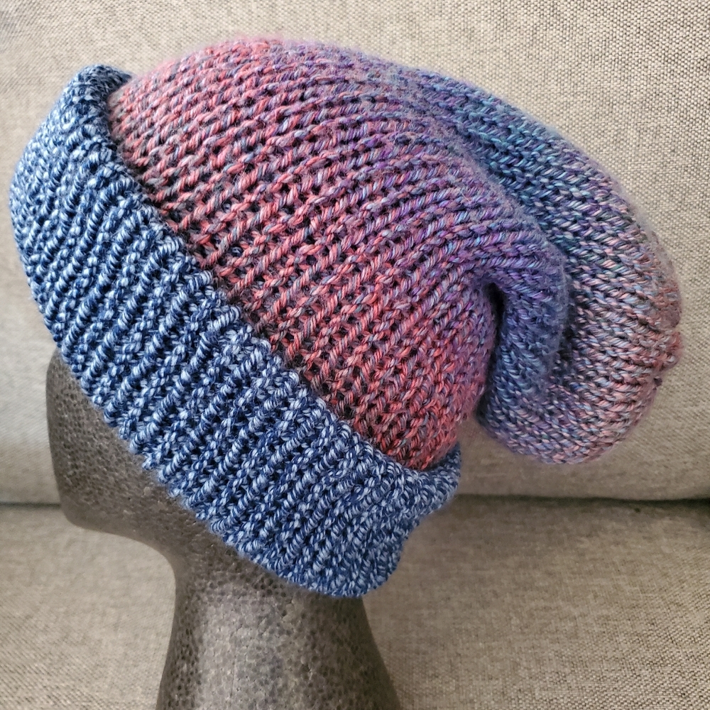Reversible Handmade Unisex Beanie